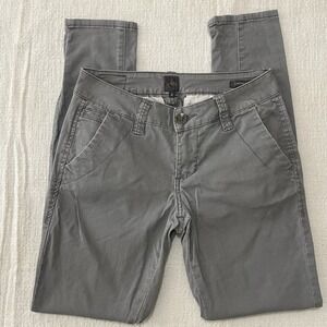 Jag Jeans Women's 2 Low Rise Slim Leg Gray Stretch Pants‎ Classic Preppy